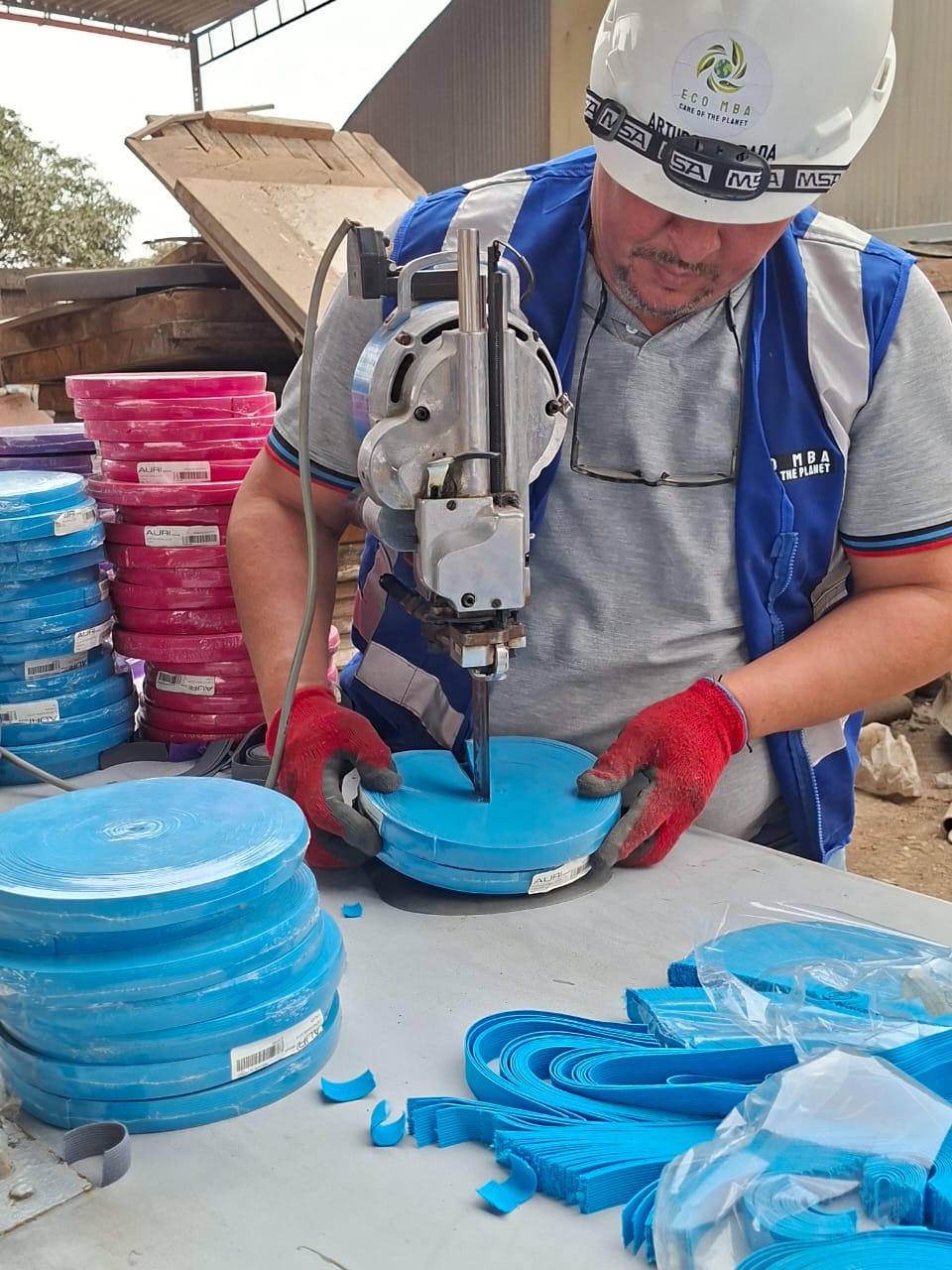 Destrucción de insumos textiles